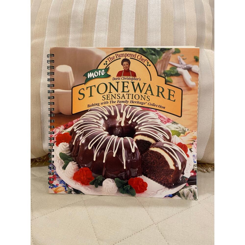 New - The Pampered Chef “More Stoneware
Sensations” Cookbook